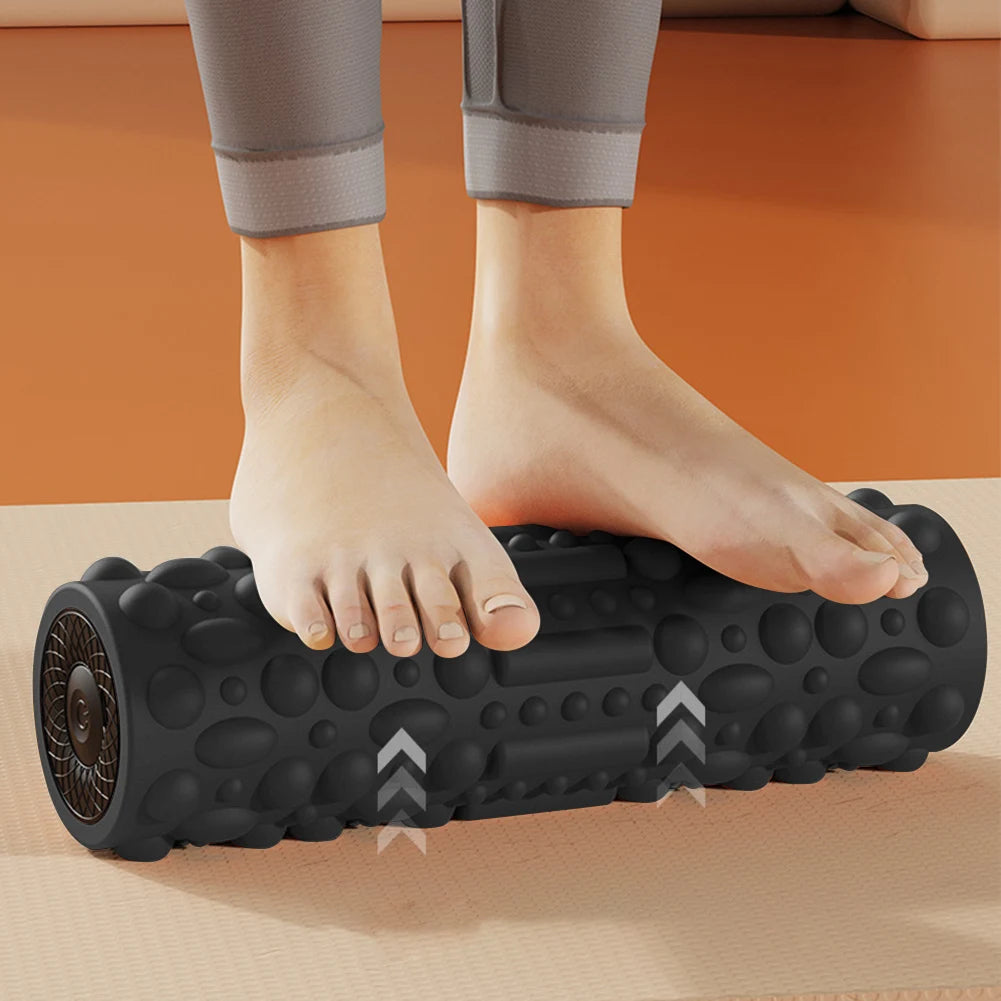 Electric Vibrating Foam Roller - 5 Modes for Muscle Recovery